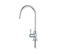 Rubinetto Lavello Cucina Con Canna E Leva Cromata Beverino Per Depuratore Acqua