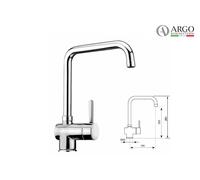 RUBINETTO LAVELLO CUCINA MISCELATORE CUCINA CANNA QUADRA ALTA ARGO INDONESIA