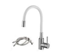 Rubinetto Lavello Cucina, Rubinetto da cucina in acciaio inossidabile, rubinetto lavello da cucina Miscelatore lavello acqua calda fredda, gru colorata for rubinetto(A1114N-T2)