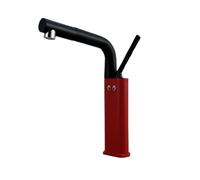 Rubinetto Lavello Cucina, Rubinetto Da Cucina, Miscelatore Monocomando Lavello Con Spruzzatore Estraibile, Miscelatore Lavabo Caldo E Freddo Con Beccuccio Girevole a 360° (Red)