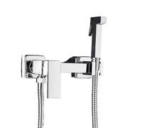 Rubinetto Lavello Cucina, Rubinetto for bidet for doccia in ottone, Miscelatore for lavatrice for acqua calda fredda Gru Doccia quadrata Spruzzatore Rubinetti for WC(C B)