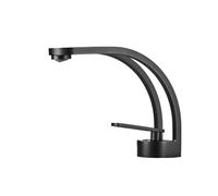 Rubinetto Lavello Cucina, Rubinetto for lavabo creativo tutto in rame, WC del bagno sotto il rubinetto for lavabo, rubinetto for acqua calda e fredda cromato bianco(Noir)