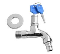 Rubinetto Lavello Filo Rubinetto Con Chiave Blocco 1/2\" Antifurto Per Lavatrice