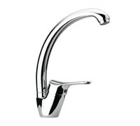 MISCELATORE RUBINETTO LAVELLO CUCINA CON BOCCA ORIENTABILE PAINI PILOT 04CR570