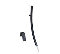 Rubinetto, Matte nero Bagno rubinetto rubinetto Cascata Miscelatore da bagno Tap Single Lever Single Lever Rubinetto for lavabo a muro(Matte Black A)