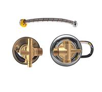 Rubinetto miscelatore a 2/3/4/5 vie, 30 cm, in ottone, separato, tubo doccia Intubattion per rubinetto della cabina doccia, valvola di miscelazione dell'acqua deviatore G1/2", cartuccia in ceramica