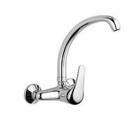 Rubinetto miscelatore a muro monocomando lavello epic bocca alta girevole