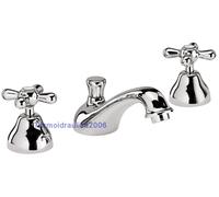 Rubinetto miscelatore bagno PAINI LIBERTY Batteria lavabo 3 fori con scarico tre