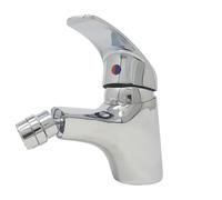 Rubinetto miscelatore bidet bagno grigio silver testa mobile cromato basic 8413