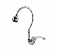RUBINETTO MISCELATORE CANNA FLESSIBILE DOCCETTA LAVANDINO LAVABO CASA CUCINA