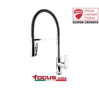 Rubinetto miscelatore cucina Ducati Gomma Cromato monoforo monocomando