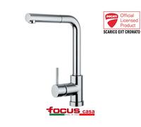 Rubinetto miscelatore cucina Ducati Scarico ext cromato monocomando monoforo