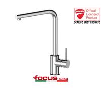 Rubinetto miscelatore cucina Ducati Scarico Spidy Cromato monoforo monocomando