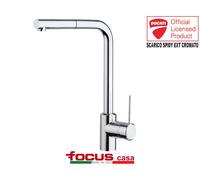 Rubinetto miscelatore cucina Ducati Scarico Spidy ext Cromato monocomando monofo