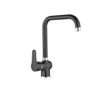 Rubinetto Miscelatore Cucina Lavello Nero Canna Alta Sorrento