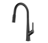 Rubinetto miscelatore da cucina con doccetta estraibile, girevole a 360° | Miscelatore da cucina con doccetta estraibile e rotazione a 360° per erogare acqua in qualsiasi cucina