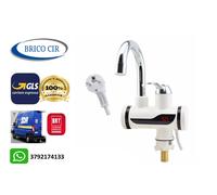 RUBINETTO MISCELATORE ELETTRICO SPINA CALDAIA ACQUA CALDA CON DISPLAY