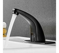 Rubinetto miscelatore europeo creativo rame nero rubinetto sensore induzione automatica singolo calore freddo induzione intelligente lavatrice a infrarossi per uso domestico sensore a infrarossi