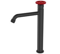 Rubinetto Miscelatore Lavabo Nero Alto Loftea Nero Red