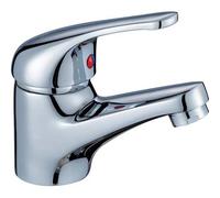 Rubinetto Miscelatore Lavabo Sirio H23 Crolla Ottone Cromato con Piletta 11