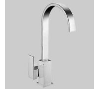 Rubinetto Miscelatore Lavello Bocca a Ponte Square Cromo Cardinale