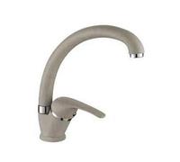 Rubinetto Miscelatore lavello con Canna Alta Serie Sei in Ottone con areatore a Risparmio idrico Colore:Avena