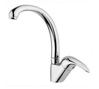 RUBINETTO MISCELATORE LAVELLO CUCINA CANNA ALTA PAFFONI NETTUNO 2 CROMO ND181CR