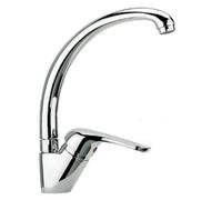 RUBINETTO MISCELATORE LAVELLO CUCINA CASA BAGNO LAVABO BIDE ACCIAIO INOX