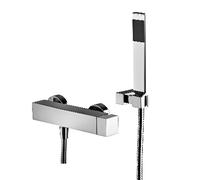 Rubinetto Miscelatore Monoc Esterno Doccia con Accessori Elle Paffo Cromo
