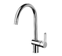Rubinetto Miscelatore Monoc Lavello Canna Alta Linea Ringo Paffo Cromo