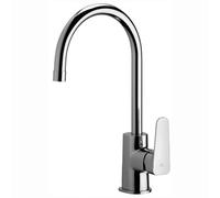 Rubinetto Miscelatore Monoc Lavello Canna Alta Linea Sly Paffo Cromo