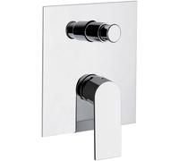 Rubinetto Miscelatore Monocomando ad Incasso con Deviatore in Ottone Mariani Avenue Cromato