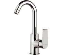 Rubinetto Miscelatore Monocomando Alto Girevole Lavabo in Ottone Mariani Artic