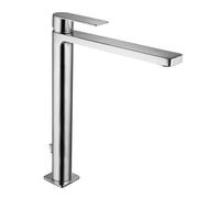 RUBINETTO MISCELATORE MONOCOMANDO CROMATO PROLUNGATO PER LAVABO SERIE TANGO -...