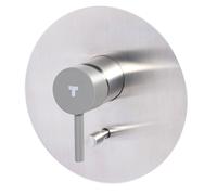 Rubinetto Miscelatore Monocomando Doccia ad Incasso con Deviatore in Acciaio Inox Maniglia Antracite