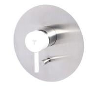 Rubinetto Miscelatore Monocomando Doccia ad Incasso con Deviatore in Acciaio Inox Maniglia Perla