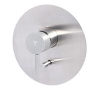 Rubinetto Miscelatore Monocomando Doccia ad Incasso con Deviatore in Acciaio Inox Maniglia Roccia