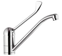 Miscelatore monocomando lavello con Leva Clinica 22X16cm Cromo Mariani Serie Epic