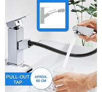 Rubinetto Miscelatore Monocomando Lavabo bidet con doccetta estraibile 59954