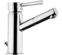 Rubinetto Miscelatore Monocomando Lavabo in Ottone Mariani Hermes Cromato