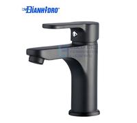 RUBINETTO MISCELATORE MONOCOMANDO LAVABO LAVANDINO MODERNO NERO OPACO SERIE PACO