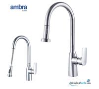 RUBINETTO MISCELATORE MONOCOMANDO LAVELLO CUCINA DOCCETTA ESTRAIBILE Ambra Mizar