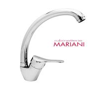 RUBINETTO MISCELATORE MONOCOMANDO LAVELLO CUCINA MARIANI THEBE BOCCA ALTA