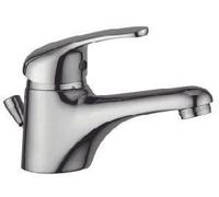 Rubinetto Miscelatore Monocomando per Lavabo con Scarico Automatico Cromato serie PEGASO