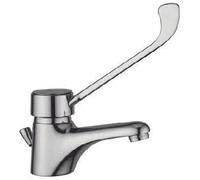 Rubinetto Miscelatore Monocomando per Lavabo con Scarico Automatico e Leva Clinica Cromato serie PEGASO