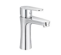 Rubinetto miscelatore monocomando per lavabo lizzy in ottone cromato anticalcare