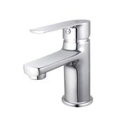 Rubinetto miscelatore monocomando per lavabo margot in ottone cromato anticalcar