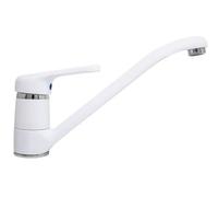 RUBINETTO MISCELATORE MONOCOMANDO PER LAVELLO BIANCO SERIE NETTUNO COD.NT182B