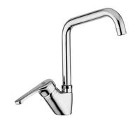 RUBINETTO MISCELATORE MONOCOMANDO PER LAVELLO CANNA ALTA QUADRA PAFFONI PEGASO