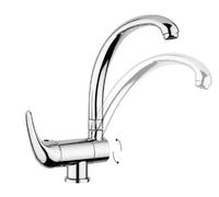 RUBINETTO MISCELATORE MONOCOMANDO PER LAVELLO SERIE NETTUNO 2 COD.ND189CR